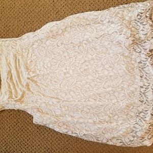 Lace tank top